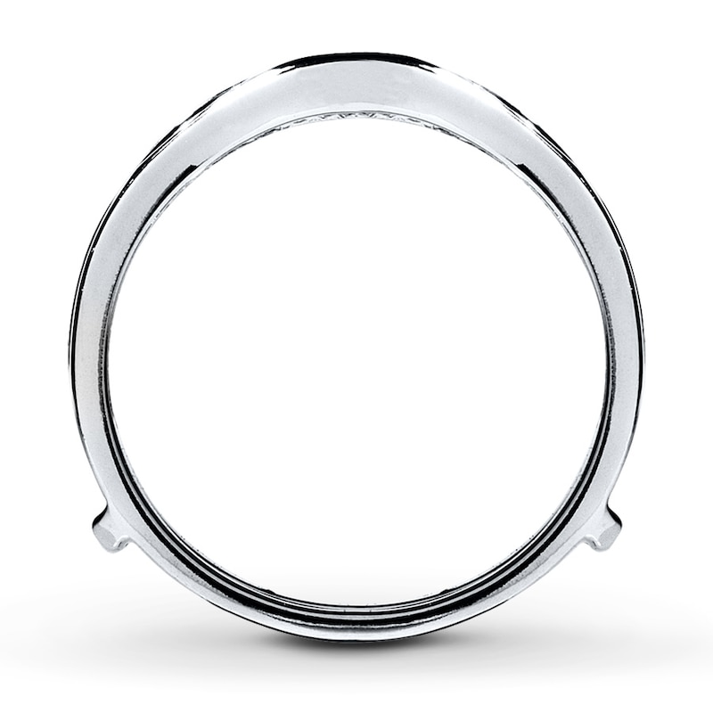 Main Image 2 of Previously Owned Enhancer 1/4 ct tw Round-cut Diamonds 14K White Gold - Size 5.25