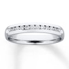 Thumbnail Image 1 of Previously Owned Anniversary Band 1/4 ct tw Round-cut Diamonds 14K White Gold Size 9