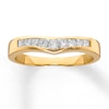 Thumbnail Image 1 of Previously Owned Diamond Enhancer 3/8 ct tw Princess-cut 14K Yellow Gold - Size 5.5