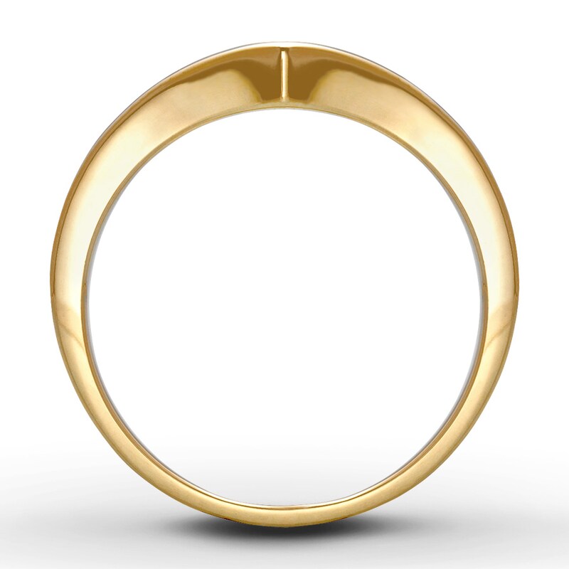 Main Image 2 of Previously Owned Diamond Enhancer 3/8 ct tw Princess-cut 14K Yellow Gold - Size 5.5