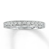 Thumbnail Image 1 of Previously Owned Diamond Wedding Band 1/4 ct tw Round-cut 14K White Gold Size 7.5