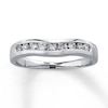 Thumbnail Image 1 of Previously Owned Diamond Enhancer Ring 1/4 ct tw Round-cut 14K White Gold - Size 4.75