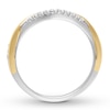 Thumbnail Image 2 of Previously Owned Diamond Anniversary Band 1/4 ct tw Round-cut 14K Two-Tone Gold Size 5