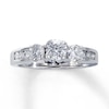 Thumbnail Image 1 of Previously Owned Diamond Engagement Ring 1 ct tw Round-cut 14K White Gold Size 11