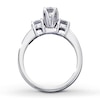 Thumbnail Image 2 of Previously Owned Diamond Engagement Ring 1 ct tw Round-cut 14K White Gold Size 11