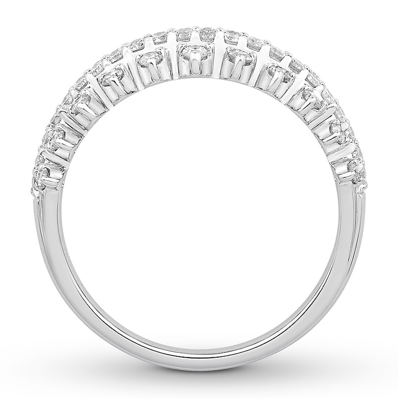 Main Image 2 of Previously Owned Emmy London Diamond Ring 3/4 ct tw Round-cut 10K White Gold Size 10