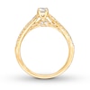 Thumbnail Image 2 of Previously Owned Ever Us Diamond Engagement Ring 3/4 ct tw Round-cut 14K Yellow Gold Size 10.5