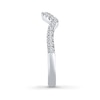 Thumbnail Image 1 of Previously Owned THE LEO Diamond Wedding Band 1/4 ct tw Round-cut 14K White Gold - Size 5