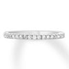 Previously Owned THE LEO Diamond Wedding Band 1/5 ct tw Round-cut 14K White Gold