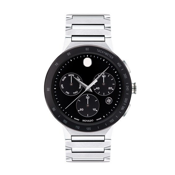 Previously Owned Movado Sapphire Chronograph Watch 0607239
