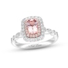 Thumbnail Image 1 of Previously Owned Neil Lane Morganite Engagement Ring 5/8 ct tw Round-cut Diamonds 14K Two-Tone Gold