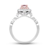 Thumbnail Image 1 of Previously Owned Neil Lane Morganite Engagement Ring 5/8 ct tw Round-cut Diamonds 14K Two-Tone Gold