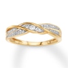 Thumbnail Image 1 of Previously Owned Diamond Anniversary Band 1/6 ct tw Round-cut 10K Yellow Gold