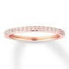 Thumbnail Image 1 of Previously Owned Diamond Wedding Band 1/6 ct tw Round-cut 14K Rose Gold