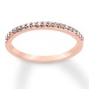 Thumbnail Image 4 of Previously Owned Diamond Wedding Band 1/6 ct tw Round-cut 14K Rose Gold