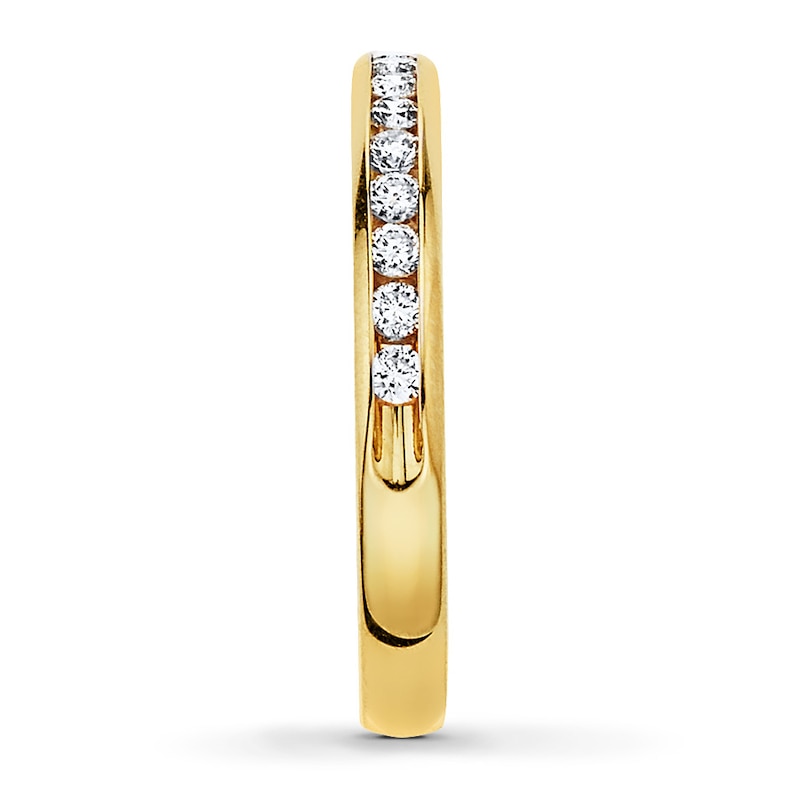 Main Image 3 of Previously Owned Diamond Anniversary Band 1/4 ct tw Round-cut 10K Yellow Gold