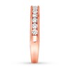 Thumbnail Image 3 of Previously Owned Diamond Anniversary Band 1/2 ct tw Round-cut 10K Rose Gold