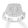 Thumbnail Image 1 of Previously Owned Diamond Engagement Ring 1 ct tw Round-cut 10K White Gold