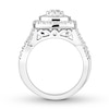 Thumbnail Image 2 of Previously Owned Diamond Engagement Ring 1 ct tw Round-cut 10K White Gold