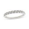 Previously Owned Diamond Wedding Band 1/8 ct tw Round-cut 10K White Gold