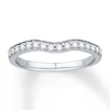 Thumbnail Image 1 of Previously Owned Diamond Wedding Band 1/4 ct tw Round-cut 10K White Gold