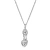 Thumbnail Image 1 of Previously Owned Emmy London Diamond Shoe Necklace 1/5 ct tw Sterling Silver 20"