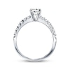 Thumbnail Image 2 of Previously Owned THE LEO Diamond Engagement Ring 1 ct tw Princess & Round-cut 14K White Gold