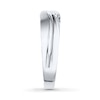 Thumbnail Image 2 of Previously Owned Men's Diamond Wedding Band 1/15 ct tw Round-cut 10K White Gold