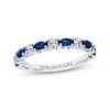 Thumbnail Image 1 of Previously Owned Sapphire Band 1/4 ct tw Diamonds 14K White Gold