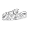 Thumbnail Image 1 of Previously Owned Ever Us Two-Stone Diamond Anniversary Ring 1-1/2 ct tw Round-cut 14K White Gold