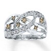Thumbnail Image 1 of Previously Owned Shades of Wonder Ring 1/3 ct tw Diamonds 10K White Gold