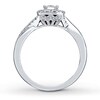 Thumbnail Image 2 of Previously Owned Neil Lane Engagement Ring 5/8 ct tw Princess & Round-cut Diamonds 14K White Gold