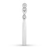 Thumbnail Image 3 of Previously Owned Diamond Wedding Band 1/20 ct tw Round-cut 10K White Gold - Size 12.5