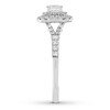 Thumbnail Image 3 of Previously Owned Diamond Engagement Ring 7/8 ct tw Round-cut 14K White Gold - Size 4.25
