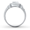 Thumbnail Image 2 of Previously Owned Diamond Ring 5/8 ct tw Princess-Cut 14K White Gold - Size 10.5