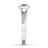 Thumbnail Image 3 of Previously Owned Diamond Ring 1/6 ct tw Princess-cut Sterling Silver - Size 9.5