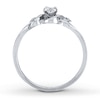 Thumbnail Image 2 of Previously Owned Diamond Promise Ring 1/15 ct tw Round-cut Sterling Silver - Size 4
