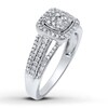 Thumbnail Image 2 of Previously Owned Diamond Ring 1/2 ct tw Round-cut 10K White Gold - Size 4.25