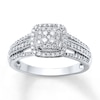 Thumbnail Image 0 of Previously Owned Diamond Ring 1/2 ct tw Round-cut 10K White Gold - Size 9.25