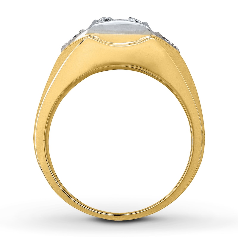 Main Image 2 of Previously Owned Diamond Wedding Band 1/2 ct tw Round-cut 14K Yellow Gold - Size 13.25