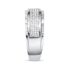 Thumbnail Image 2 of Previously Owned Men's Band 1/2 ct tw Round-cut Diamonds 10K White Gold - Size 13.25