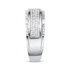 Previously Owned Men's Band 1/2 ct tw Round-cut Diamonds 10K White Gold