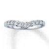 Thumbnail Image 1 of Previously Owned Diamond Enhancer Ring 3/8 ct tw Round-cut 14K White Gold Size 4