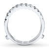 Thumbnail Image 2 of Previously Owned Diamond Enhancer Ring 1 ct tw Round-cut 14K White Gold - Size 4