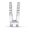 Thumbnail Image 3 of Previously Owned Diamond Enhancer Ring 1 ct tw Round-cut 14K White Gold - Size 4