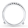 Thumbnail Image 2 of Previously Owned Diamond Enhancer Ring 1/2 ct tw Round-cut 14K White Gold Size 9.75