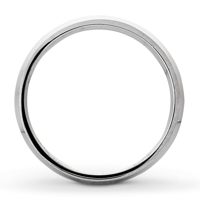 Main Image 2 of Previously Owned Diamond Anniversary Band 1/2 ct tw Round-cut 14K White Gold - Size 11.25