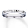 Thumbnail Image 1 of Previously Owned Diamond Anniversary Band 1/4 ct tw Round-cut 14K White Gold - Size 13.25
