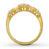Thumbnail Image 2 of Previously Owned Anniversary Ring 1/2 ct tw Round & Baguette-cut Diamonds 14K Yellow Gold Size 9.75