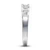Thumbnail Image 3 of Previously Owned Diamond Band 1/2 ct tw Princess-cut 14K White Gold - Size 4